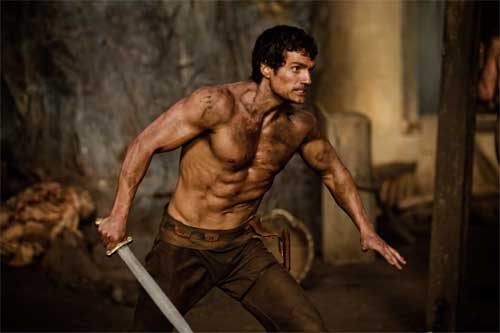 Henry Cavill in the Immortals movie